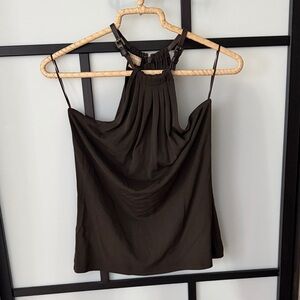 Michael Kors Dark Brown Camisole